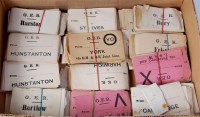 Lot 54 - Large quantity of 'GER' luggage labels, unused,...