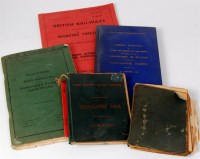 Lot 61 - 6 assorted Railway Working Timetables, General...