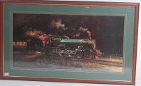 Lot 62 - Terrence Cuneo "Night King" railway print,...