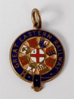 Lot 86 - 'Great Eastern Railway' medal given to staff...