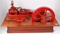 Lot 90 - Well engineered model of a mill type steam...