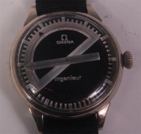 Lot 62 - An Omega Ingenieur gents stainless steel...
