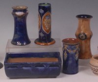 Lot 76 - A collection of Royal Doulton stonewares, to...
