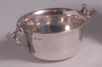 Lot 103 - An Art Deco silver twin handled sugar bowl by...
