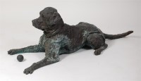 Lot 115 - A large contemporary bronzed composition model...