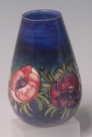 Lot 151 - A Walter Moorcroft pottery vase in the Anemone...