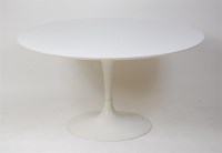 Lot 233 - After Eero Saarinen - a white laminated and...
