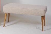 Lot 256 - A 1960s Danish beech framed fabric upholstered...