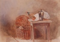 Lot 656 - Circa 1900 English school - Still life with...