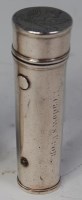 Lot 406 - A late 18th century silver fleam case, of...