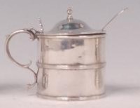 Lot 420 - A William IV silver preserve pot, of ribbed...