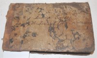 Lot 337 - Manuscript Notebook, approx 11.5 x 18cm oblong...