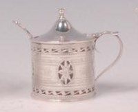 Lot 426 - A late Victorian silver preserve pot and cover,...