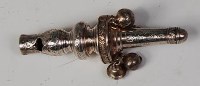 Lot 436 - An early Victorian silver baby's rattle, with...