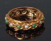 Lot 498 - A gents 9ct gold Celtic knot band ring, 4.9g,...