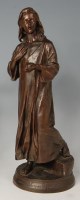 Lot 563 - A French bronze of Jesus 'Devant le Docteurs',...