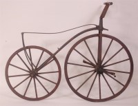 Lot 568 - A mid-Victorian 'bone-shaker' or velocipede,...