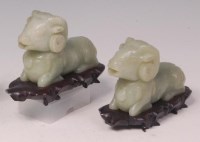 Lot 590 - A pair of early 20th century Chinese carved...