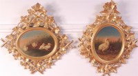 Lot 629 - Carlo Cappini - Pair; Ducklings paddling and...