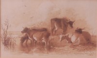 Lot 636 - Thomas Sidney Cooper (1803-1902) - Cattle...