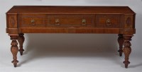 Lot 718 - A 19th century mahogany and crossbanded...