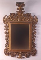 Lot 741 - An 18th century Baroque giltwood and gesso...