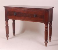 Lot 753 - A William IV mahogany secretaire, having a...