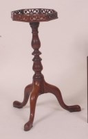 Lot 787 - An early George III figured mahogany kettle...