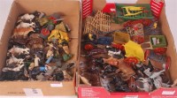 Lot 1213 - 100+ Britains and other lead farm implements,...