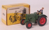 Lot 1224 - Marklin No.8029 Lanz farm tractor, green body,...