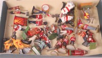 Lot 1230 - 23 white metal soldiers by Britains, China and...