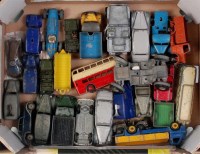 Lot 1605 - 40+ playworn Corgi, Dinky and other diecasts,...