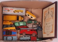 Lot 1901 - 14 assorted playworn and repainted Dinky Toys...