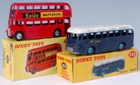 Lot 1912 - Dinky Toys bus group to include; Dinky 291...