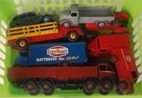 Lot 1925 - 8 playworn or repainted Dinky Toys to include;...