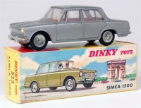 Lot 1929 - French Dinky, 523 Simca 1500, metallic grey...