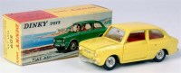 Lot 1938 - French Dinky, 509 Fiat 850, lemon yellow body,...