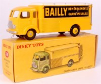 Lot 1940 - French Dinky, 33AN Simca cargo van with Bailly...