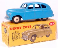 Lot 1956 - Dinky Toys, 153 Standard Vanguard, mid blue...