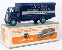 Lot 1959 - Dinky Toys, 514 Lyon's Swiss Rolls Guy van,...