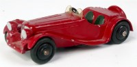 Lot 1971 - Dinky, 38F Jaguar SS100 sports car, repainted...