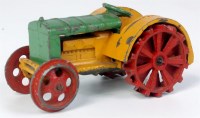 Lot 1980 - Dinky Toys, pre-war 22E farm tractor, green...