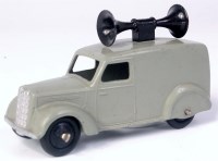 Lot 1983 - Dinky Toys, 34C loudspeaker van, grey body...