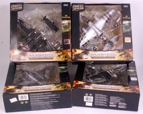Lot 2596 - Forces of Valor, 1:72 scale diecast aircraft...