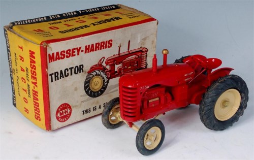 Lot 2313 - Lesney MOKO, 745D Massey Harris tractor,...