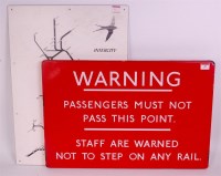 Lot 42 - London Underground 'Warning Passengers Must...