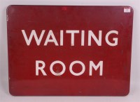 Lot 43 - Western Region single sided "Waiting Room"...