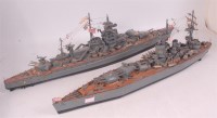 Lot 7 - 4 mainly wood static models built by ex Royal...