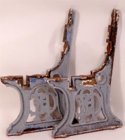 Lot 86 - A pair of cast iron Great Eastern Railway...