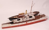 Lot 144 - A steam fired wooden model of a hospital ship '...
